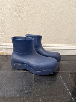 Bottega Veneta Puddle Boots Navy