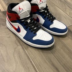 2019 Air Jordan 1 MID SE GS 'Multicolored Swoosh'