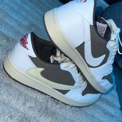 New Cream/Brown Low-Top Sneakers OBO NEED GONE!!!