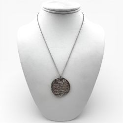 Tiffany & Co. Happy New Year Pendant Sterling Silver with 17" Necklace. (Pre-Owned)