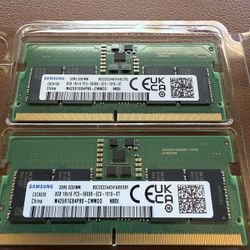 Samsung DDR5 16GB (2x8GB) SO-DIMM Laptop RAM 5600MHz – New Pulls