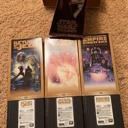 Star Wars Trilogy Special edition digitally mastered for superior sound and picture quality all three in pristine condition NEVER EVEN PLAYED 