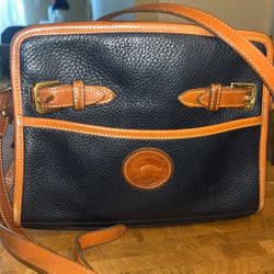 Vintage Navy Blue Dooney And Bourke  Purse 
