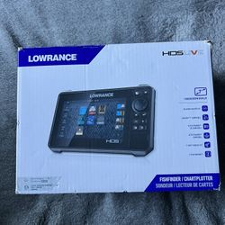 Lowrance HDS Live Fish Finder Device C- Map Live 3D Imaging 