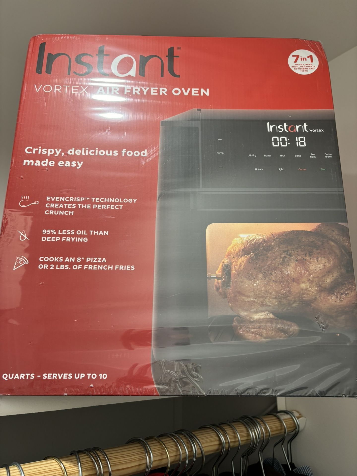 Instant Vortex Air Fryer Oven And Rotisserie