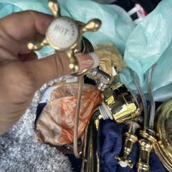 Brass Bathroom Shower Faucet Wall Hook 