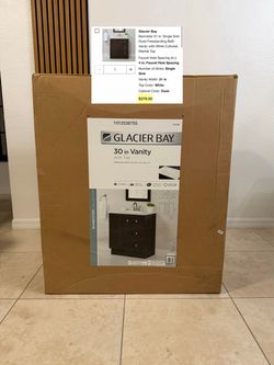 Glacier Bay 30 Inch Vanity With Top (Color: Dusk)