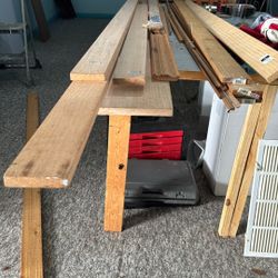 Oak trim cabinet, grade plywood, various lengths and sheets, one sheet Lexanne plastic all brand new stored inside