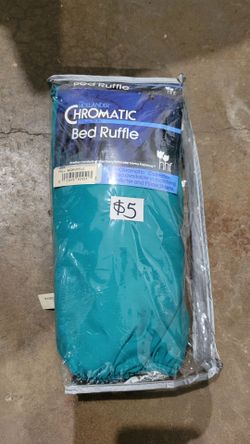 Hollander Chromatic Bed Ruffle Full Jade