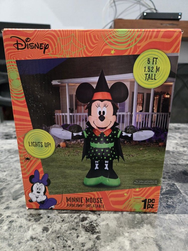 NEW Halloween Airblown Yard Inflatables Minnie in Dress FIRM PRICE. SOLD OUT ONLINE AND IN STORE. THIS IS THE LAST ONE I HAVE.