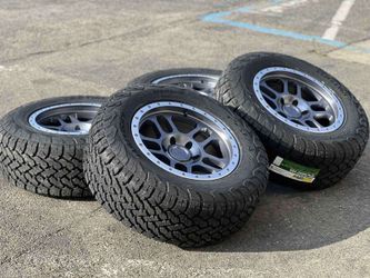 New 17 inch AGP wheels rims A/T Tires Toyota Tacoma 4Runner FJ GX