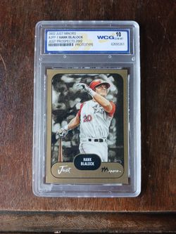 Hank Blalock Graded Baseball Card