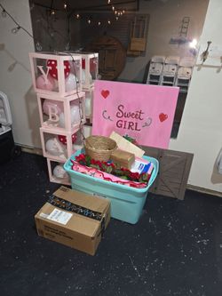 Leftover babyshower stuff