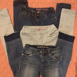 Girls children’s place and guess jeans