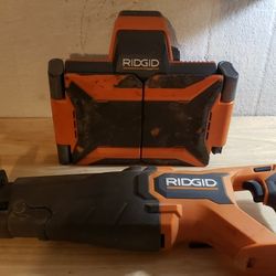 Ridgid sawzall and light panel