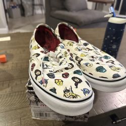 Vans Authentic X Marvel Heads Size 11