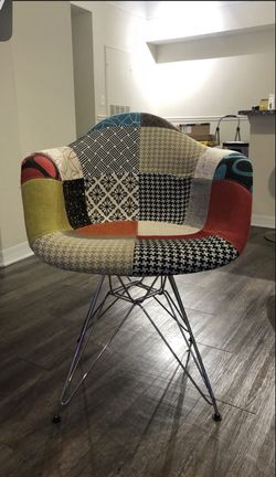 Home Modern Eiffel Fabric Dining Chair