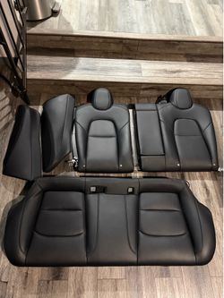 Tesla Model 3 2023 OEM Black rear seats