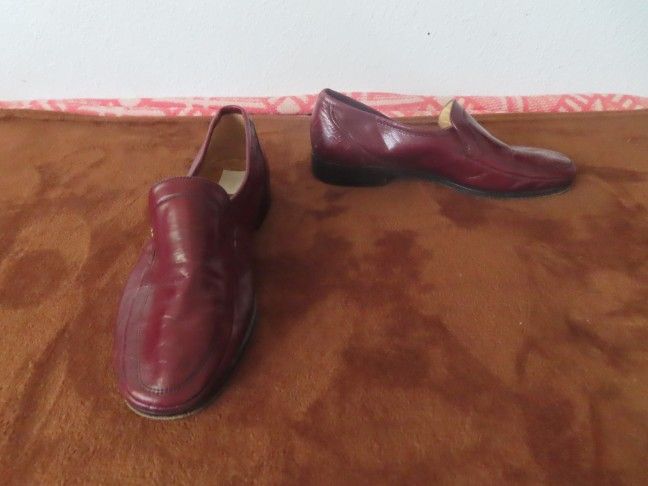 Vintage Bally kelso Womens brown leather shoes size 40.5 US 10 made in Italy