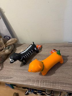 Halloween Dachshund Squeaky Dog Toys Set of 2