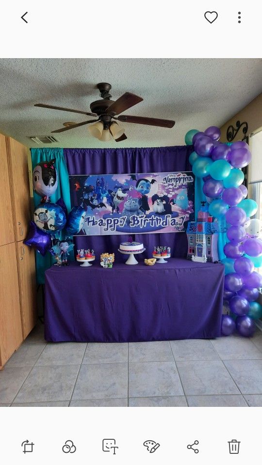 Vampirina party decor