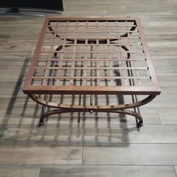 Metal Coffee Table – 32"x32"x18" (No Glass Top)