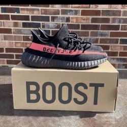 Yeezy 350 V2 Core Black Red 