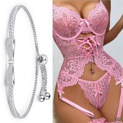 FREE GIFT with Purchase Cexxxy's Three Piece Bold Lingerie in the Spotlight