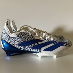 adidas Adizero Electric Men's Size 11 Football Cleats Royal Blue Snakeskin NEW