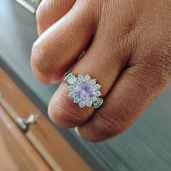 Purple Ring Sterling Silver 