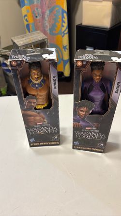 Marvel Namor and Shuri figures