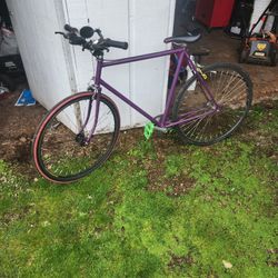 Purple Bike Nice Parts