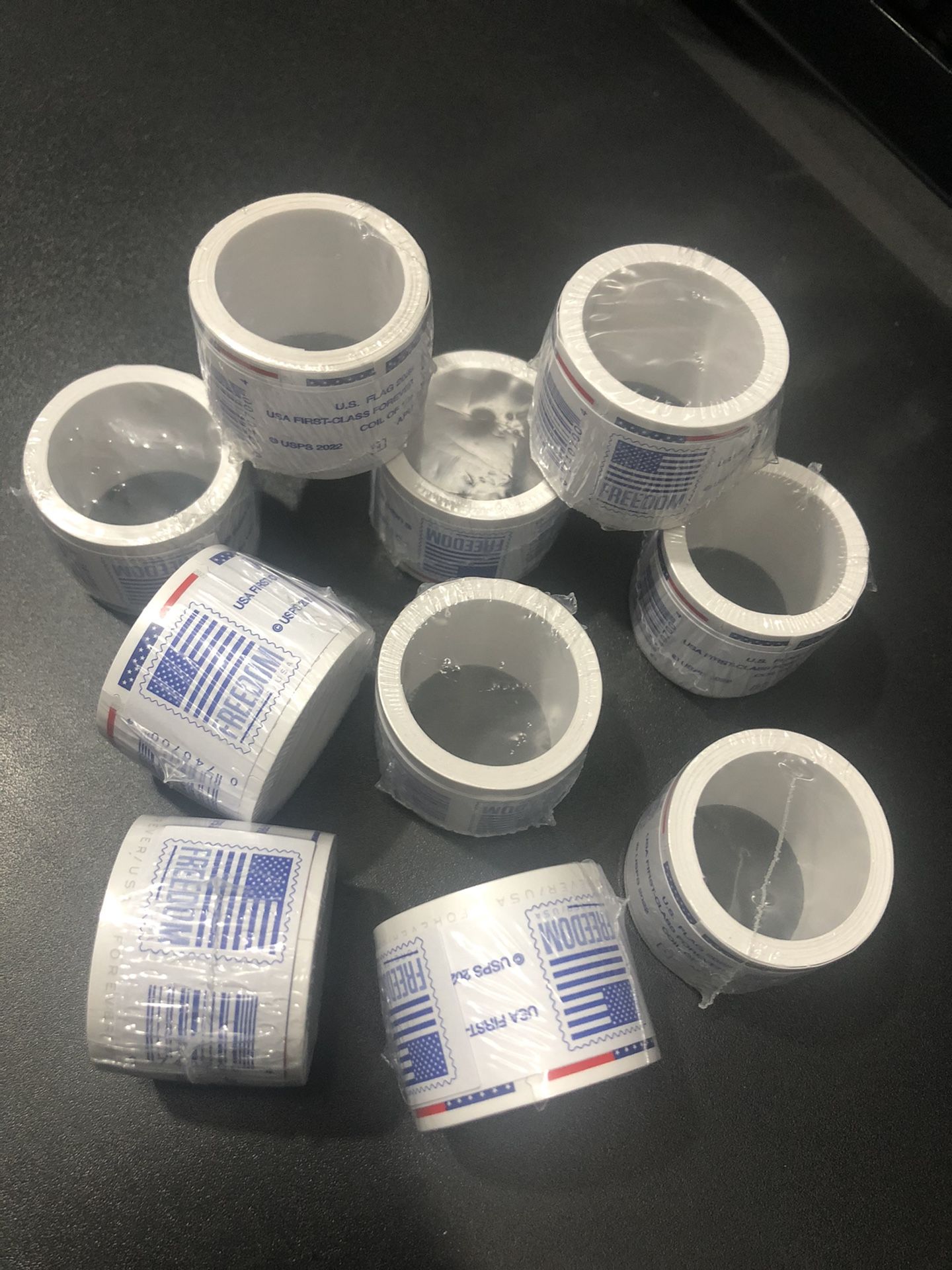 Forever Stamps 10 Coil Flag 2023