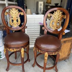 High End Luxury unique Swivel Bar Stools