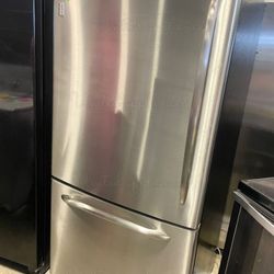 ❄️ #322 GE Profile Bottom Freezer stainless steel refrigerator $589 ❄️
