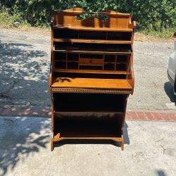 Antique Small Pristine Rollup Desk. 