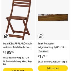 IKEA Chairs With Cushions