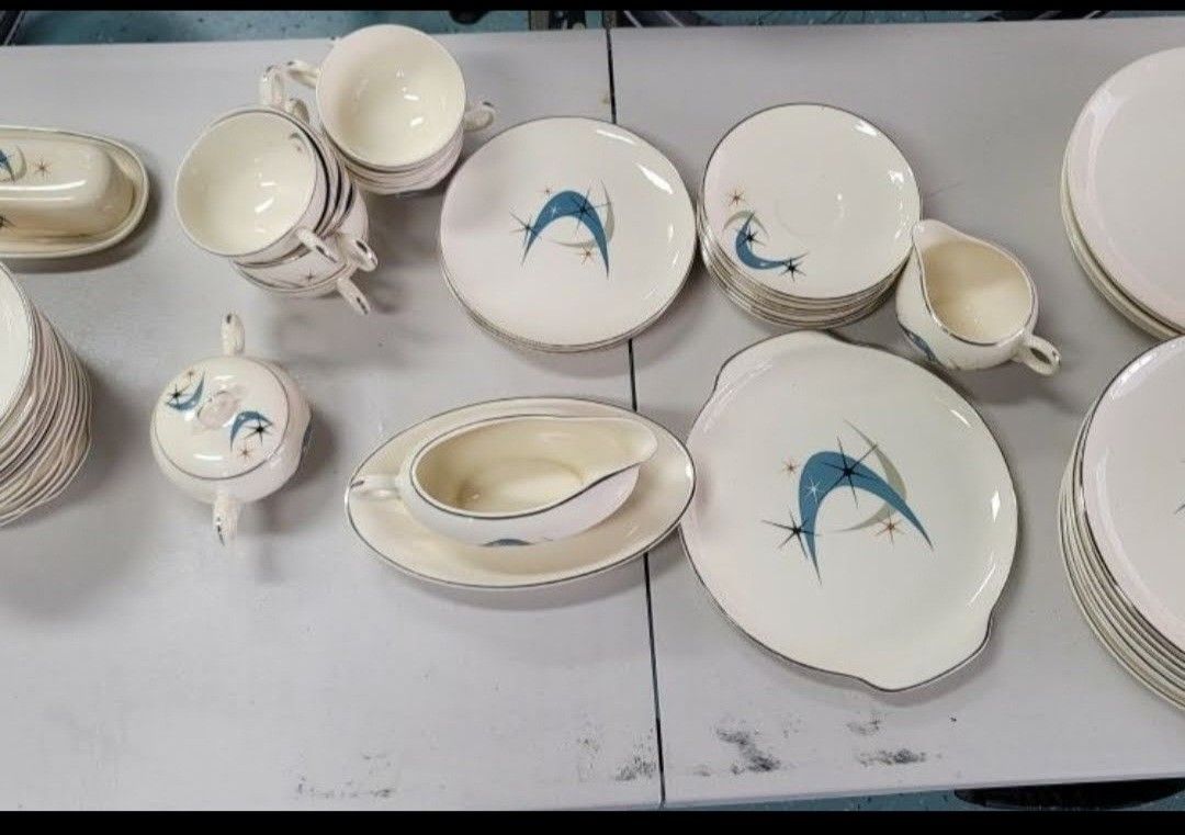 Atomic dinnerware cheap