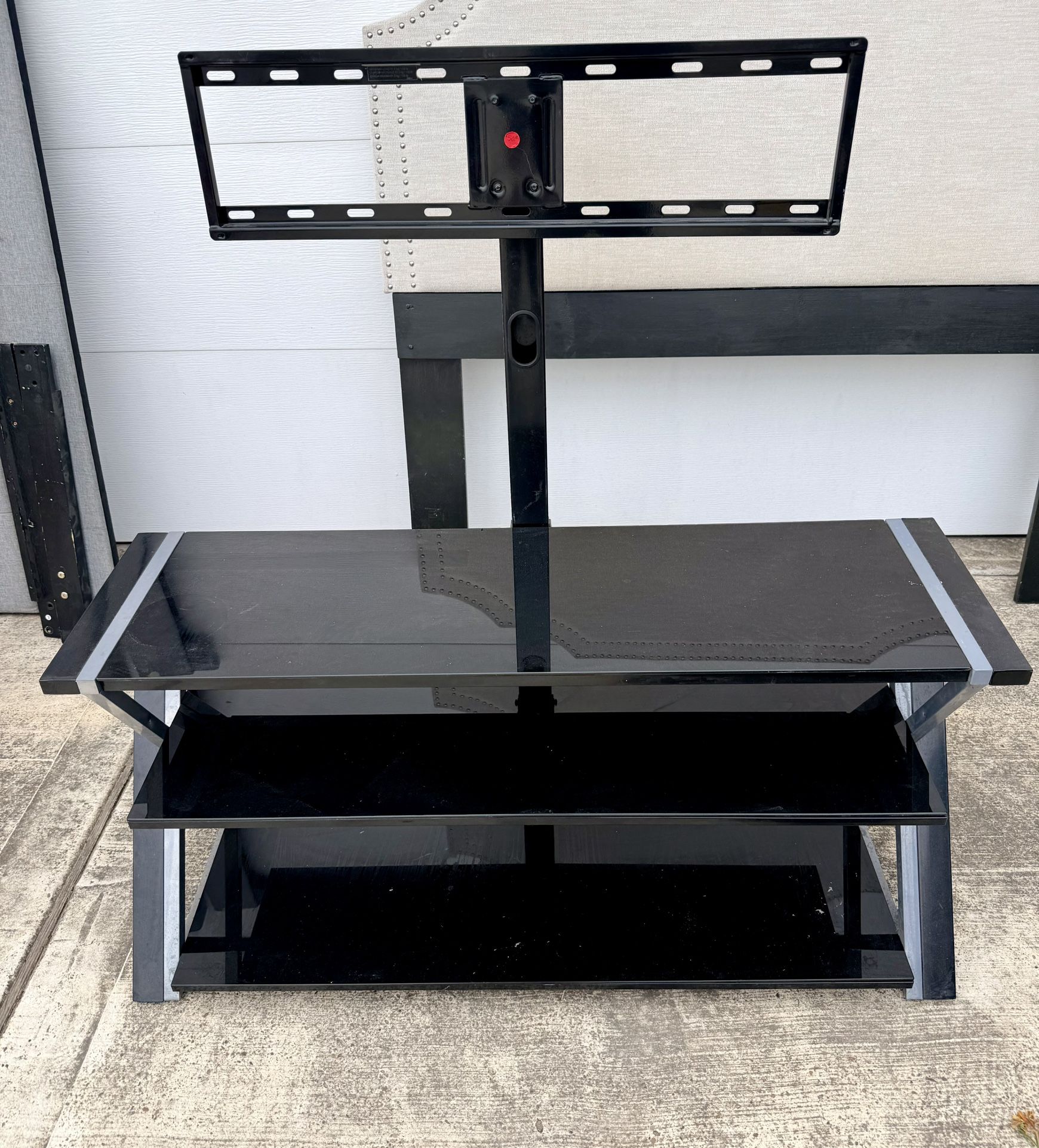 3 Glass Tier TV Stand