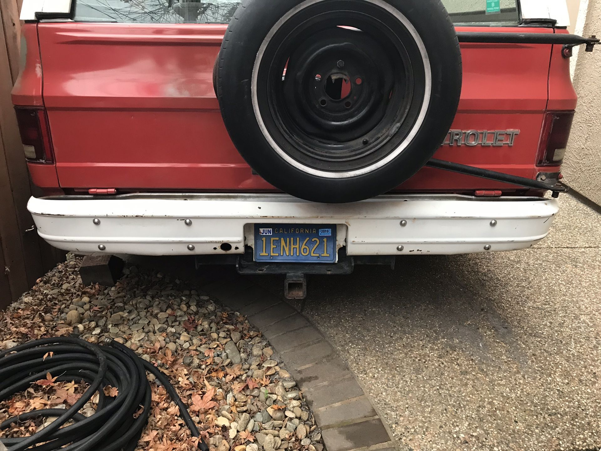 Chevy K5 Blazer Tire Carrier and rear bumper. for Sale in Fairfield, CA