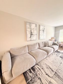 Gray sectional sofa