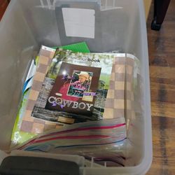 Half A Box Of Scrapbooking Paper