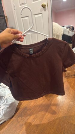 crop top - brown