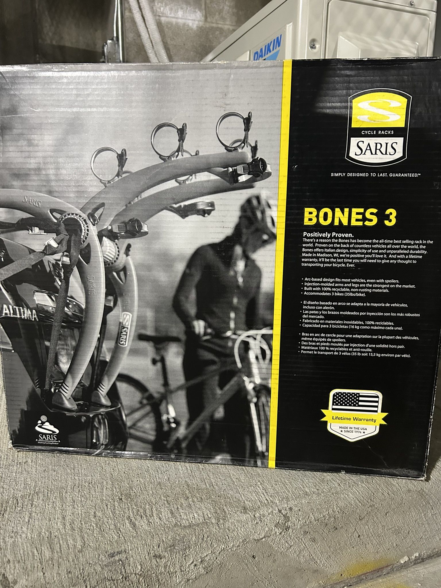Yaris bones 3 bike rack