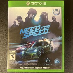 Need for Speed (Microsoft Xbox One, 2015) Complete and Tested