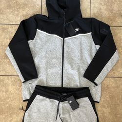 Gray & Black Nike Tech Set 