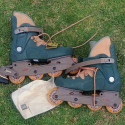 BAUER "Humility" aggressive inline skates (green), vintage style
Men's size: 9
Women's size: 11
New
Unused