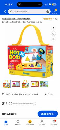 Hot dots activity set and bluey book set
