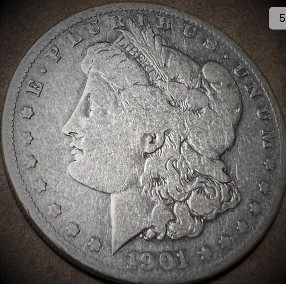 1901 S Morgan Silver Dollar 