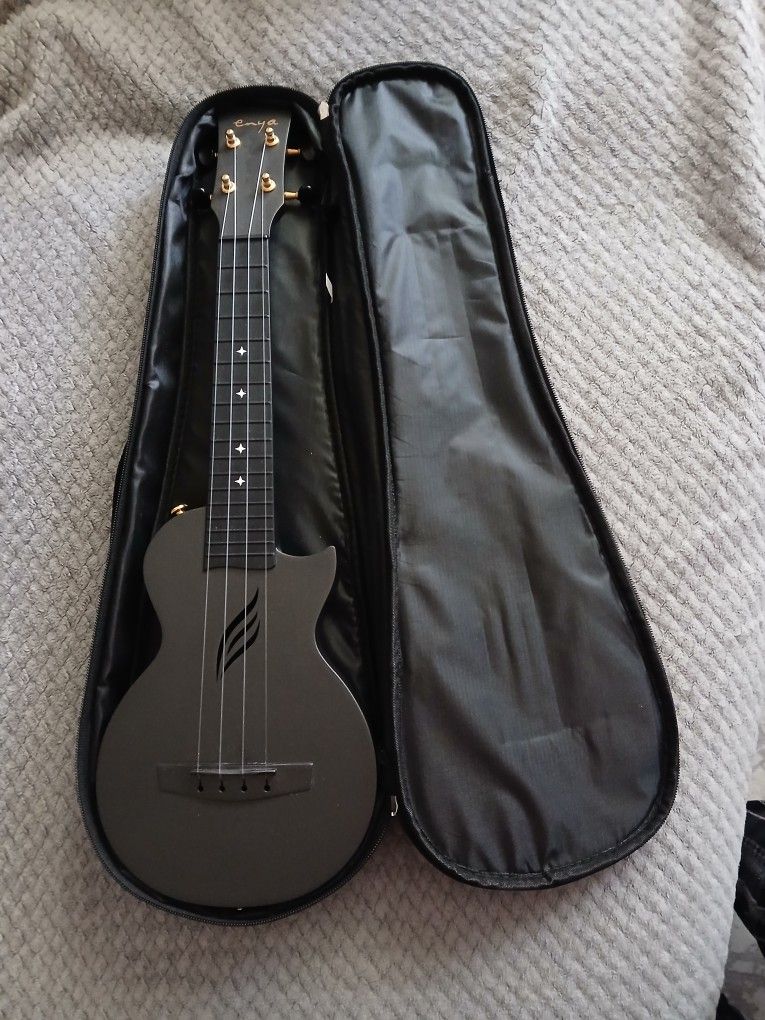 Enya Carbon Fiber 21" Ukulele With Case